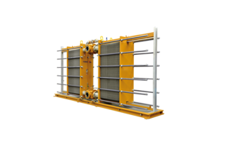 Redundant aufgebaute Utility-Doppelölkühler-Skids